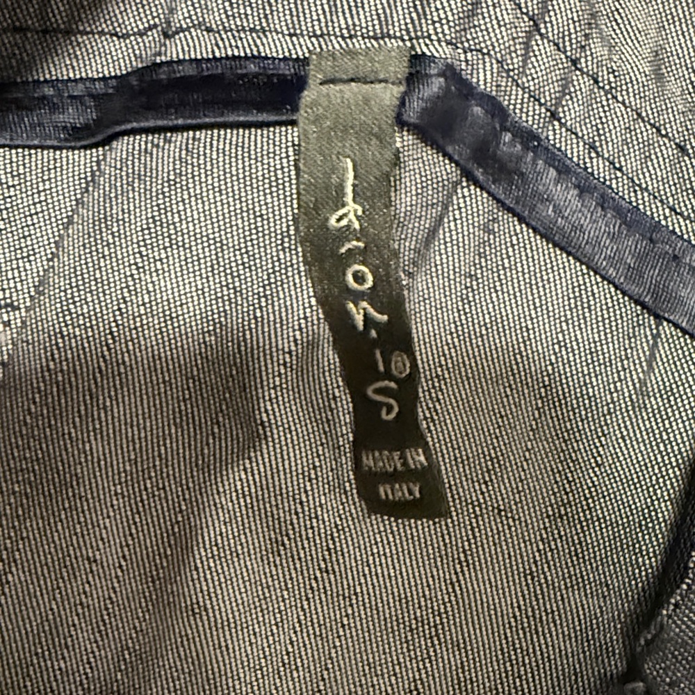 Donis 1920 Women’s Gray and Navy Skirt with Patterns - Picture 2 of 4
